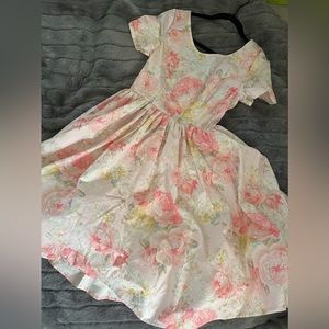 Selkie X Madison Amory Baby Pink Garden Dreamboat Dress
